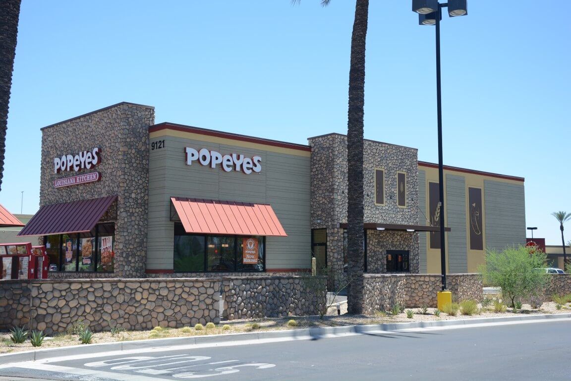 Popeyes Scottsdale Exterior Painters