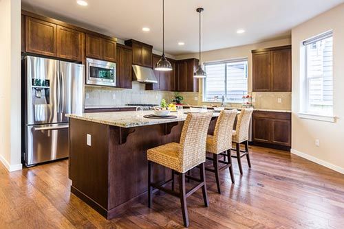 Cabinets refinished with Nelson Greer Painting in Phoenix