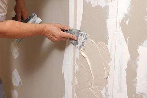 Drywall repairs being done in Phoenix