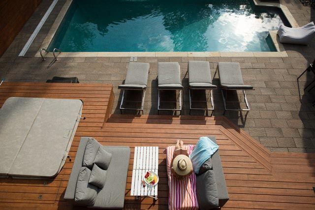 Refinished deck in Phoenix