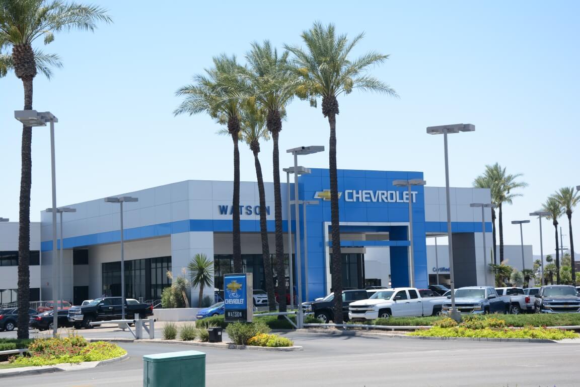 Front of Watson Chevrolet in Tucson.