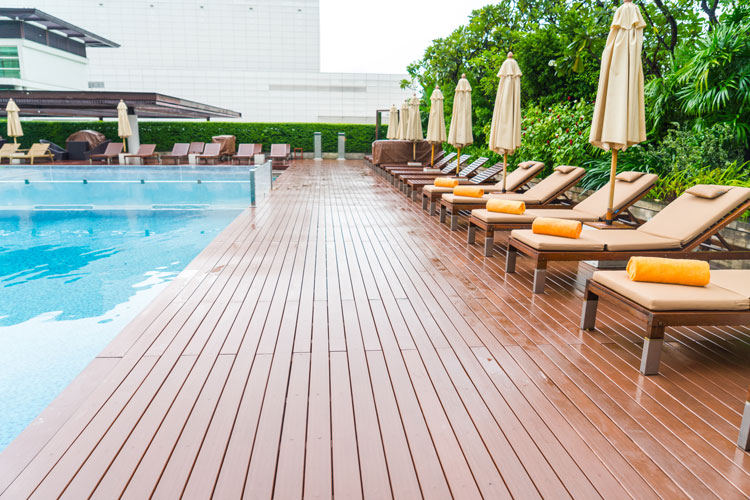 pool deck
