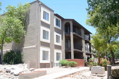 Side of an Apartment Building. 